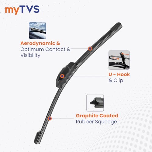 myTVS Frameless Wiper Blade for Renault Duster All Year - Image 2