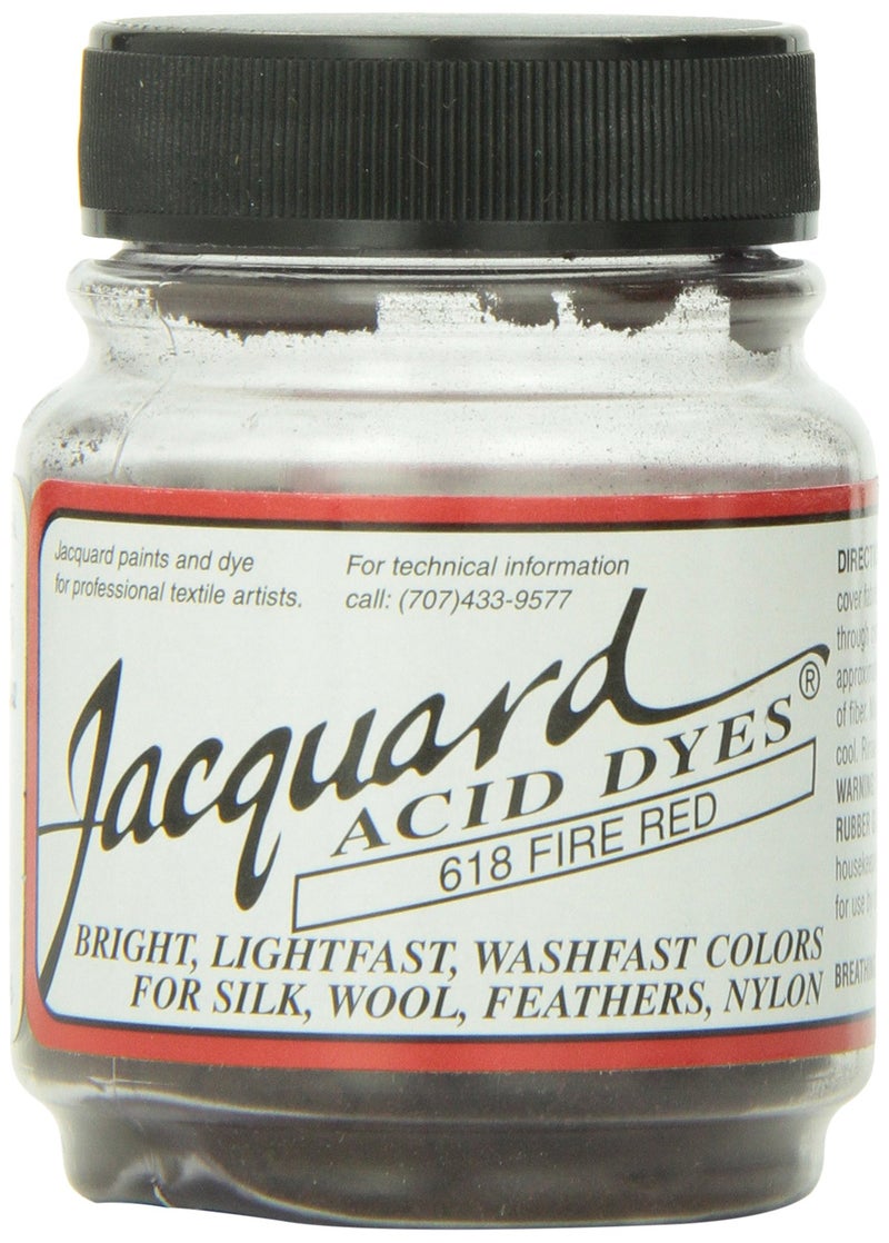Jacquard Acid Dye, 1/2 oz., Fire Red - Image 4