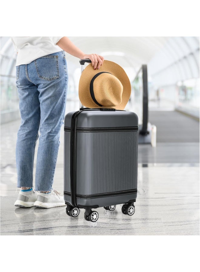 Favarey New 3-Piece Luggage Sets (20", 24", 28"), ABS+PC Hard Shell Carry-on Luggage Set Expandable, Travel Luggage Suitcases with Spinner Wheels, Carry on Luggage Set with TSA Lock (L-Grey) - Image 5