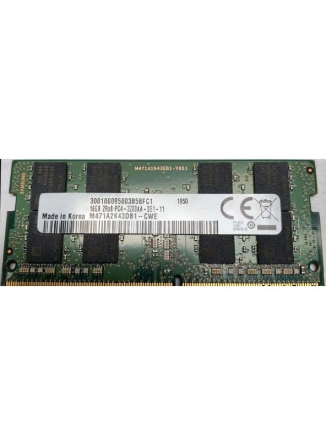 ذاكرة RAM للابتوب 16 جيجابايت DDR4 بتردد 3200 ميجاهرتز، PC4-25600، 260 سن، 1.2 فولت، وحدة ترقية للأجهزة المحمولة - Image 1
