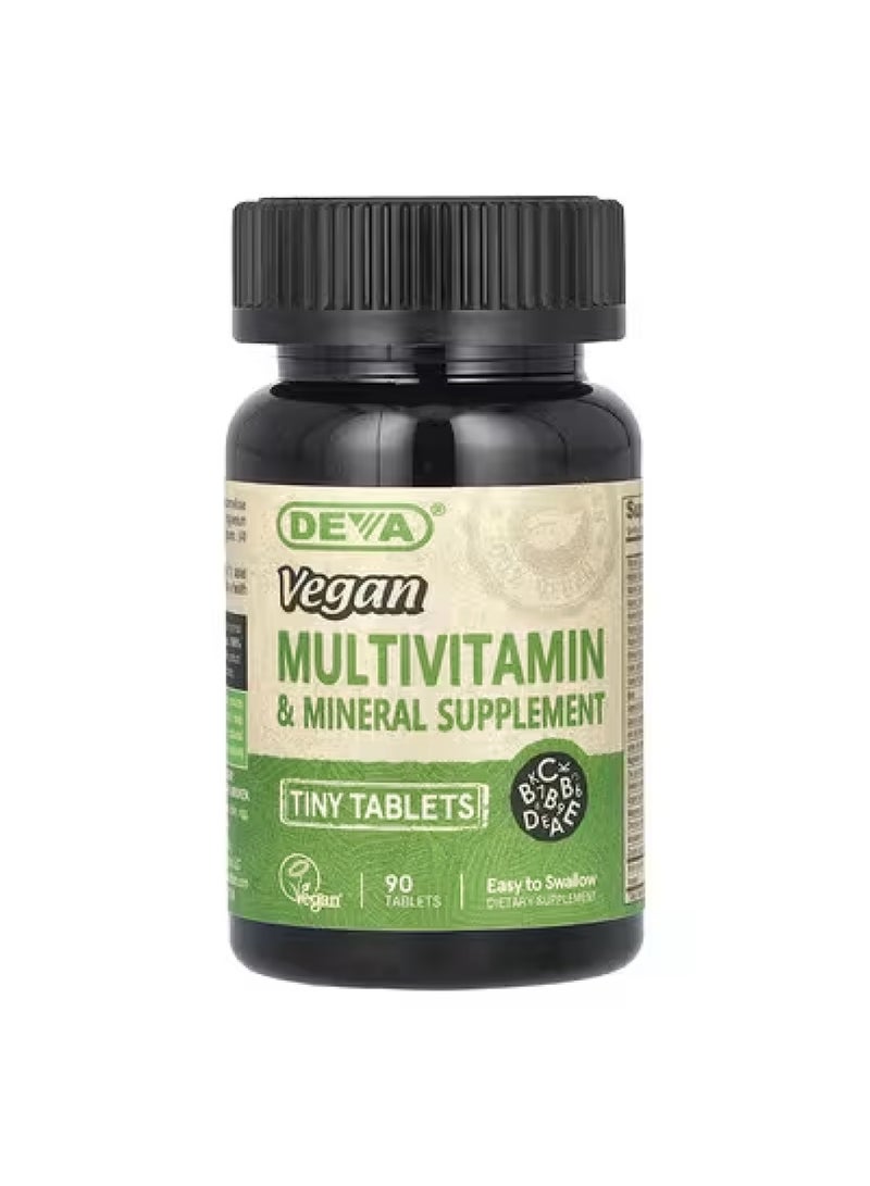 Deva Vegan Multivitamin & Mineral Supplement, 90 Tablets