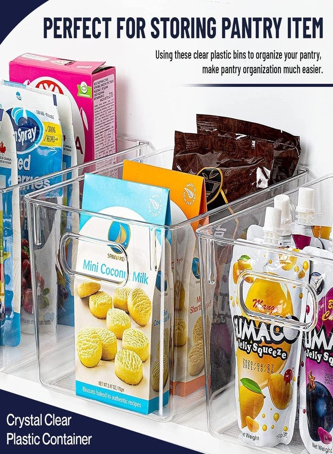 CONTROL KITCHEN Clear Plastic Storage Bins with Lids, Perfect for Kitchen Organization or Pantry Organization and Storage, Stackable Fridge Organizer Bins, Storage Containers for Organizing, Cabinet Organizers - Image 3