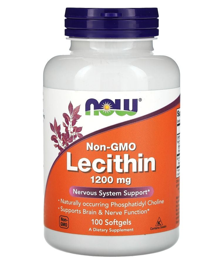 now Non-GMO Lecithin 100 Softgels