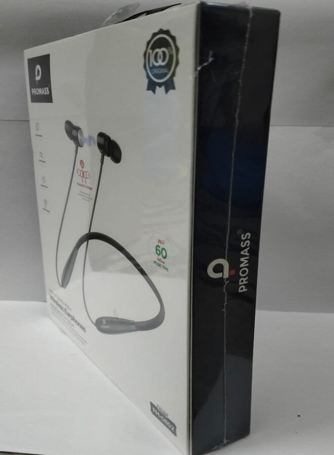 بروماس سماعة أذن لاسلكية بسوار للرقبة باللون الأسود - Image 2