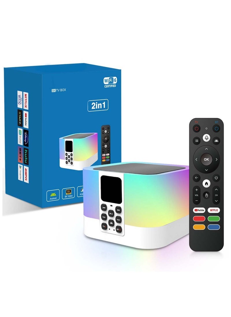 ELTRAZONE Z1 MIX ATV Android 13 TV Box – 8K Ultra HD Smart Streaming Player with 4K HDR Support | Voice Remote Control, Bluetooth 5.0 | 2GB RAM + 16GB Storage | Android TV Certified | WiFi TV Box for Netflix, YouTube, Google Play, and More  - Image 1