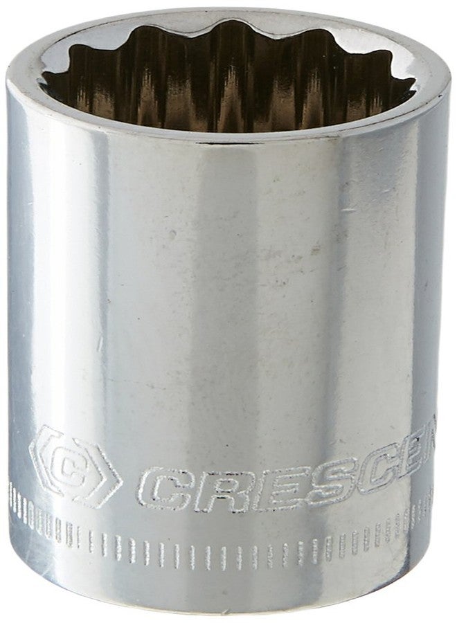 كريسنت مقبس قياسي متري ذو ١٢ نقطة، مقاس ١٧ مم، هلالي ١/٢ بوصة، CDS77N - Image 1