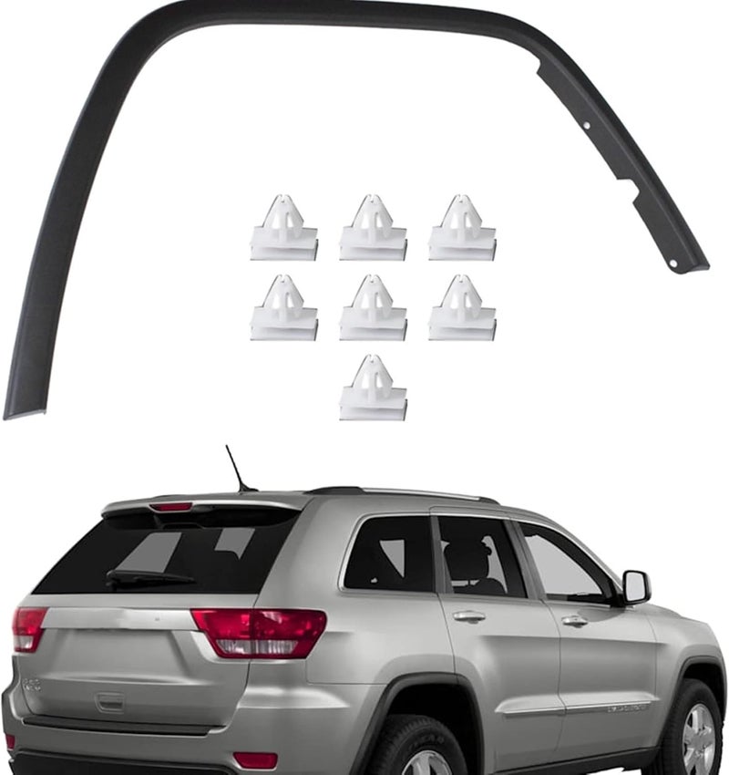 RainMan S Front Passenger Side Plastic Fender Flare for Jeep Grand Cherokee 2011-2016 - Textured Black - Image 1