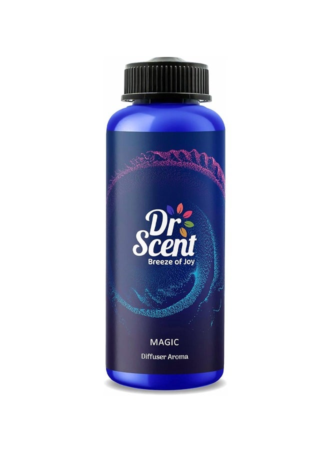 Dr Scent Diffuser Aroma Magic, Feel the Spicy Notes of Mandarin Orange, Sweet Floral Notes of Jasmine, with Medium White Woods Finish (500ml)  - Image 1