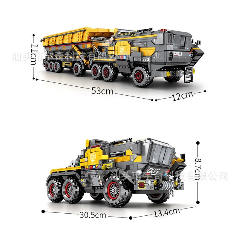 SEMBO Building Blocks The Wandering Earth 2 Licensed Vehicle Model (107001-009) - Image 4