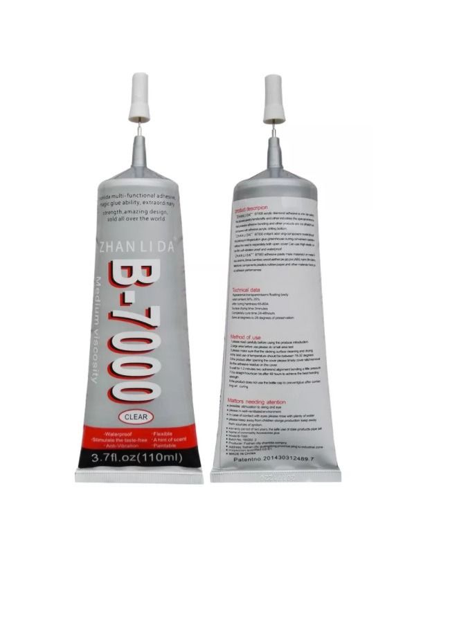 ZHANLIDA Transparent, odorless flexible glue with fine tip - Image 2