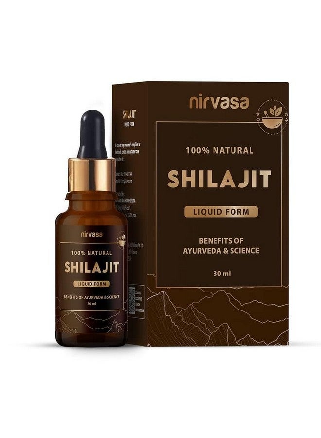 Nirvasa Pure Shilajit Liquid, Ayurvedic, Raw Shilajit For Men - 30 Ml X 1, Pack of 1 - Image 1