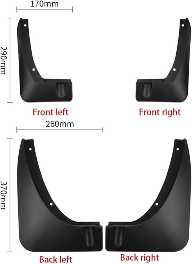Polestone 01 2023 2024 2025 Car Mudguards Anti Splash Mud Flaps Fender Accessories - Image 3
