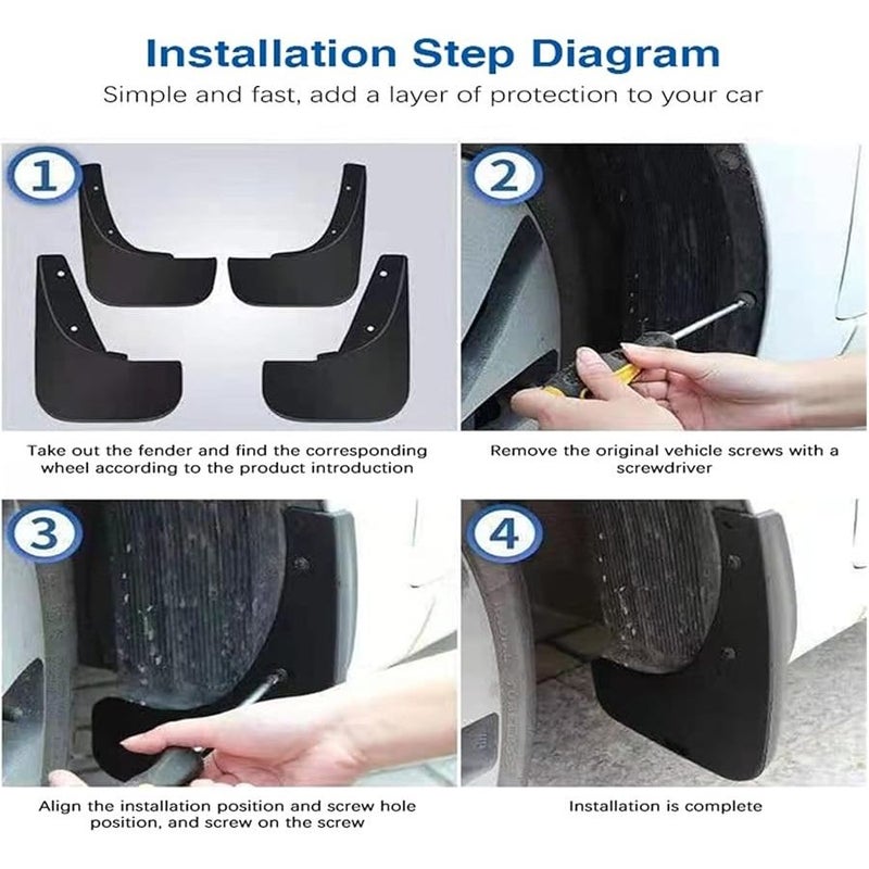 Polestone 01 2023 2024 2025 Car Mudguards Anti Splash Mud Flaps Fender Accessories - Image 5