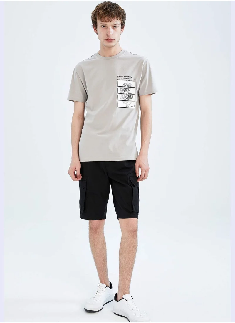 DeFacto Regular Fit Short Sleeve Printed T-Shirt