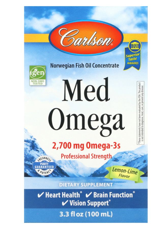 Med Omega LemonLime 2700 mg 3.3 fl oz (100 ml)