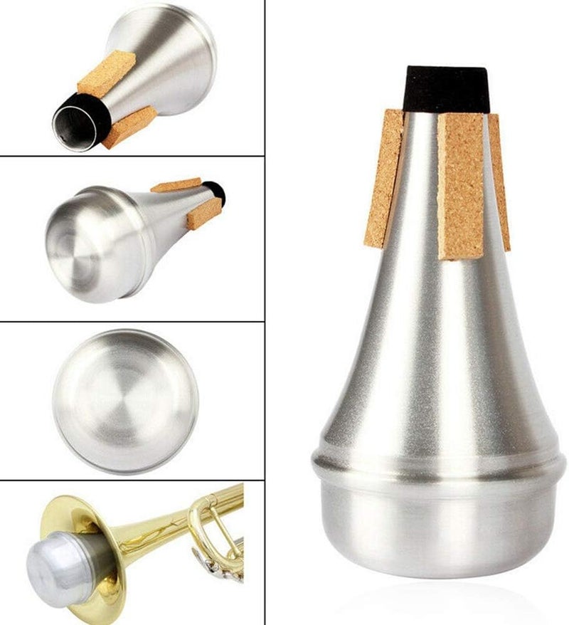 KAEZDD Lightweight Aluminum Practice Trumpet Mute Silencer for Jazz - Image 5