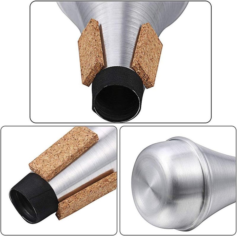 KAEZDD Lightweight Aluminum Practice Trumpet Mute Silencer for Jazz - Image 3