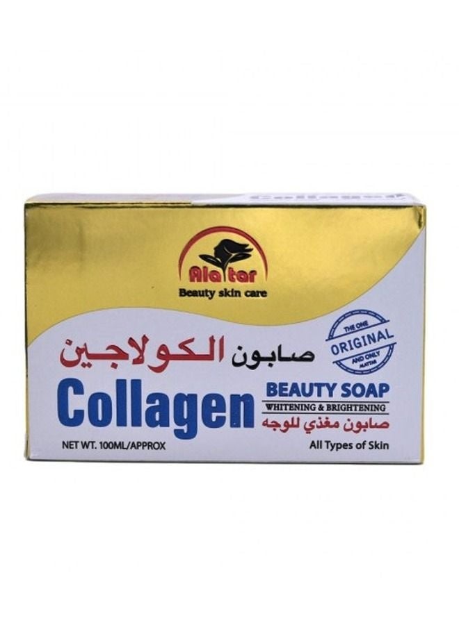 Collagen Beauty Soap Whitning And Brightening 100 Ml