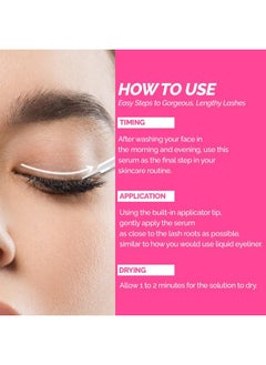 CLIONE PRIME Korean Lash Serum - Sérum Para Pestañas Eyelash Serum To Grow Lashes Eyebrow Serum Eyelash Growth Serum Suero Para Pestañas Crecimiento Suero De Pestañas  - Image 1