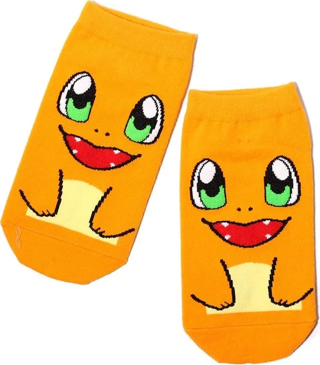 Bgk Unisex 4-Piece Pokemon Patterned Booties Socks Colorful Extra Comfortable