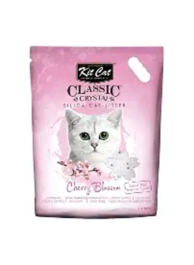 كيت كات حبيبات القط كيت كات الكلاسيكية من الكريستال – كرز مزهّر (5 لترات)