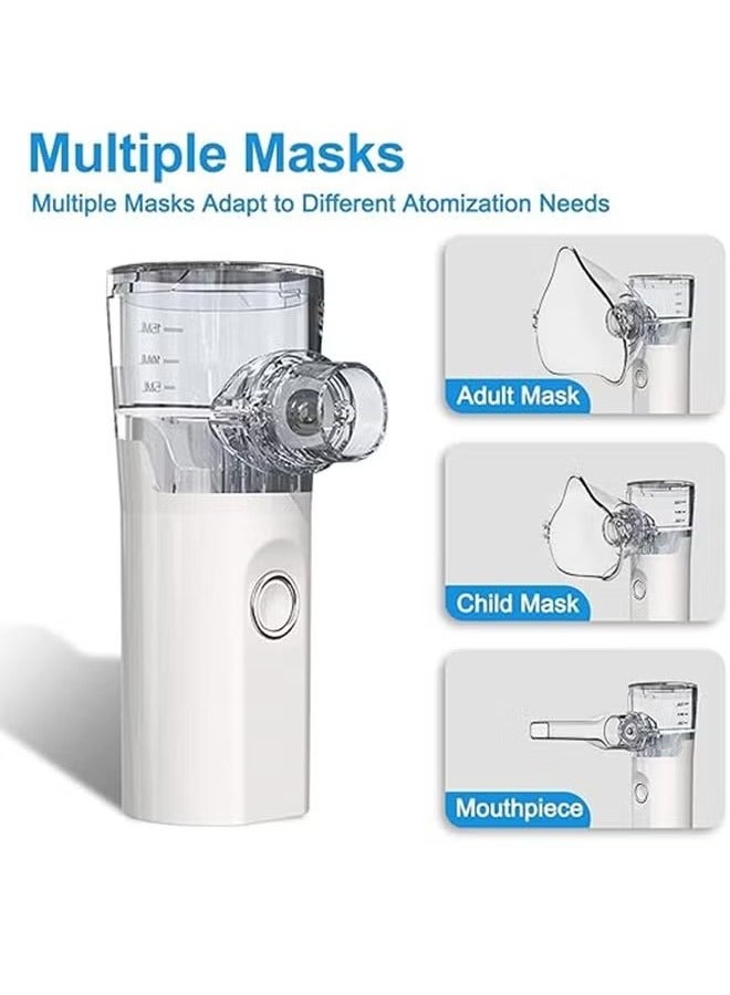 Generic Portable Nebulizer, Rechargeable Mesh Spacer Machine for Adult and Kid, for Home and Travel with 3 Modes, Handheld Nebulizer for Breathing Issues  - Image 4