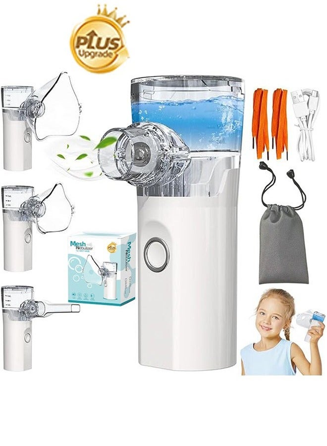 Generic Portable Nebulizer, Rechargeable Mesh Spacer Machine for Adult and Kid, for Home and Travel with 3 Modes, Handheld Nebulizer for Breathing Issues  - Image 1