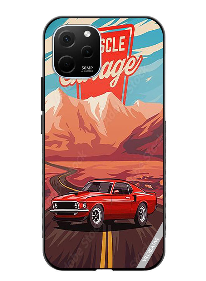 VR CREATIVE Protective Case Cover For Huawei Enjoy 50z Car Design Multicolour - Image 1