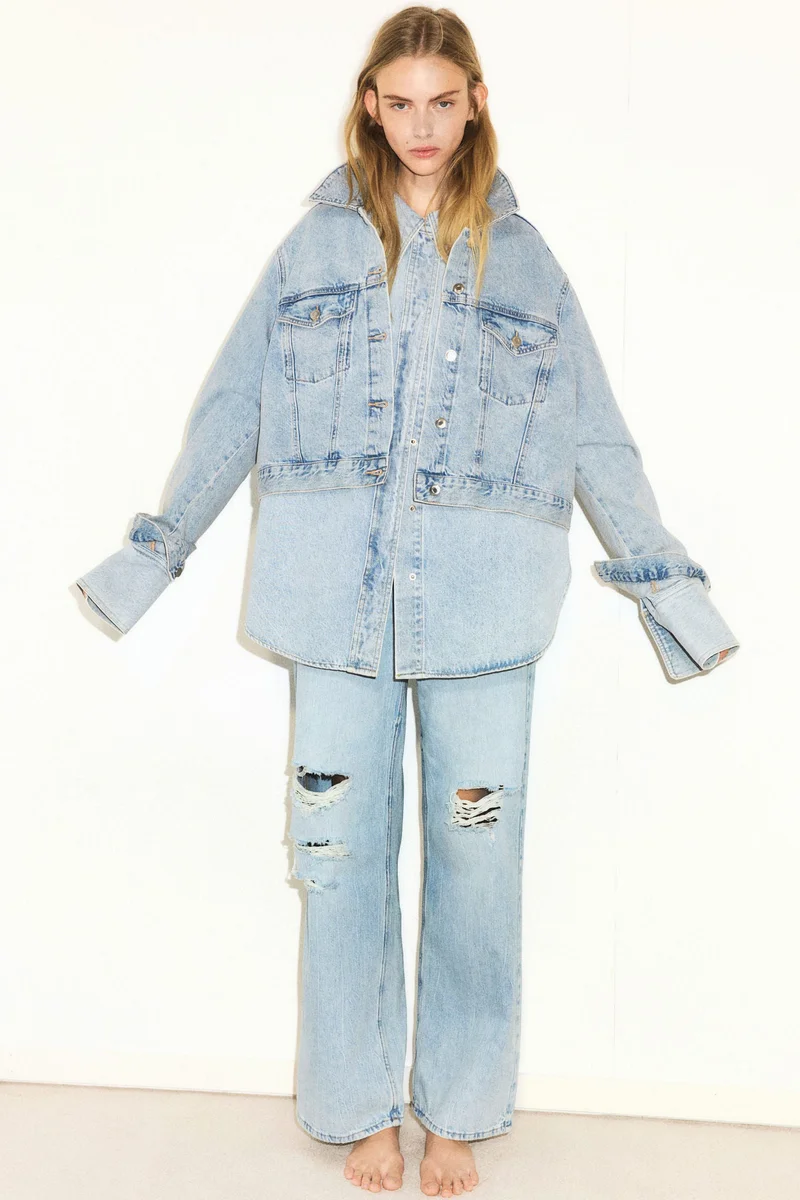 H&M Wide Ultra High Jeans