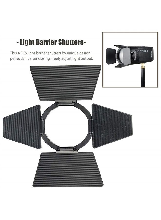 Godox AK-R1 Round Flash Head Accessories Kit for Godox V1 Speedlight and H200R Round Flash Head to AD200 AD200pro Pocket Flash - Image 1