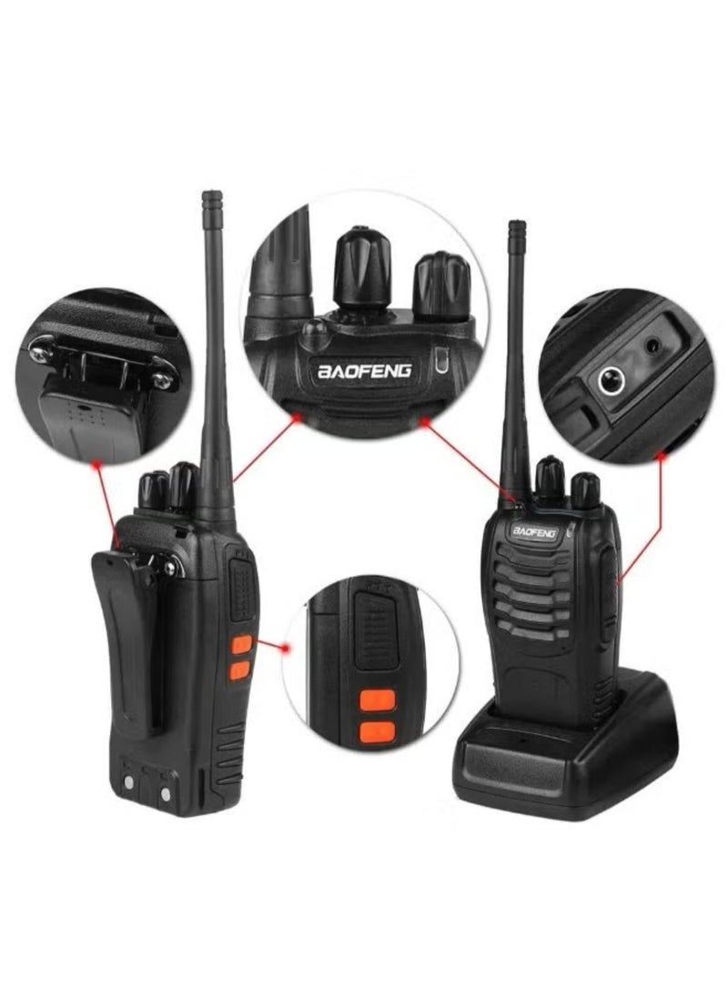 Baofeng Premium 888s FM Two Way Radios Long Range Durable Build Easy to Use Ideal for Outdoor use , Events Travel Rechargeable Clear Communication  - Image 5