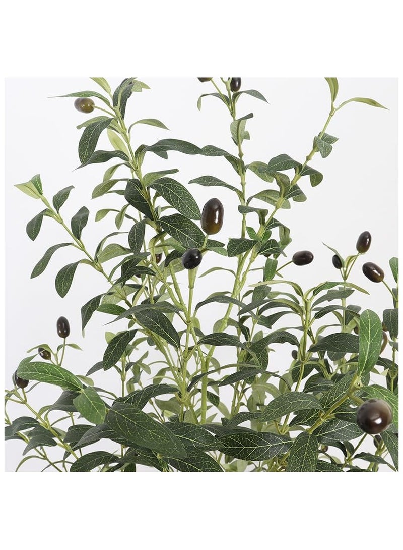 Artificial Olive Tree,180cm Olive Tree with Lifelike Olive Branches and Fruits,Lifelike Artificial Tree for Ramadan Decorations and Modern Home Decor Indoor Outdoor,Office.Perfect Housewarming Gift - Image 3