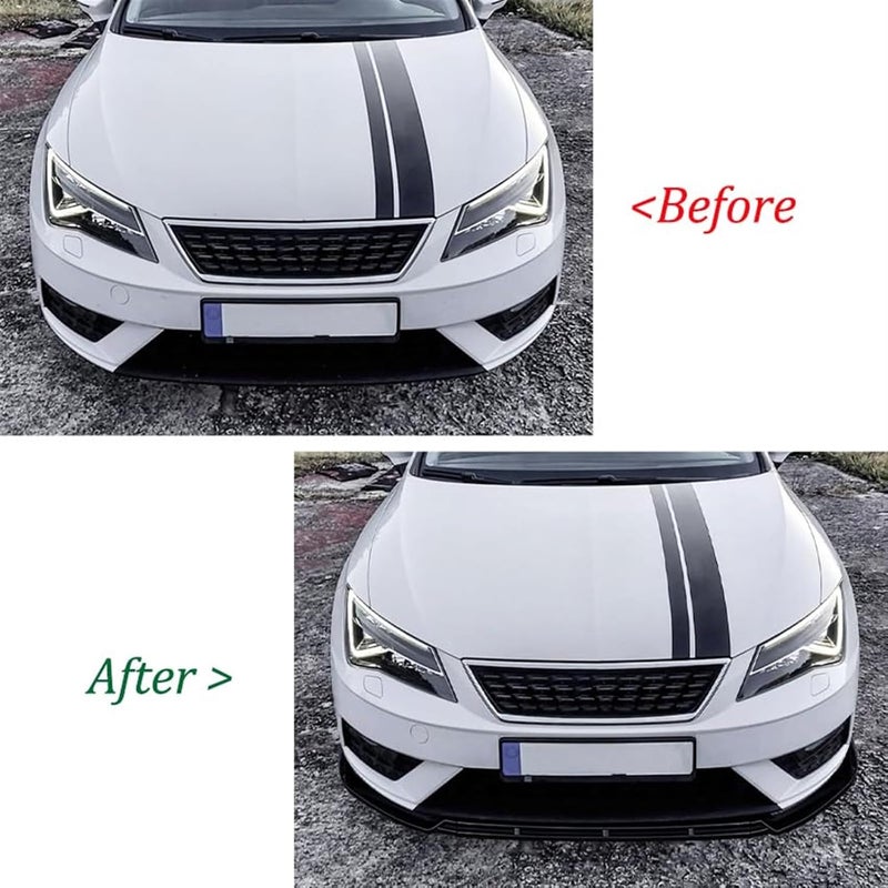 DEMULAX Front Bumper Lip Spoiler for Seat Leon MK3.5 - Image 4