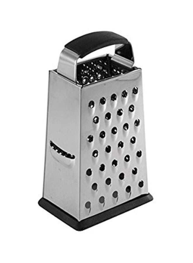 TableCraft SG203BH, Cash & Carry Back Of The House Box Grater, Small 6" Size, 4-Sided Tapered Design, Anti-Slip Base, Dishwasher Safe, Stainless Steel, Ideal for Shredding Veggies and Grating Cheese - Image 1
