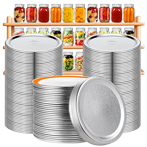 SKERYBD Wide Mouth Canning Lids 36 PCS, Mason Jar lids Large Mouth Canning Seals Leak-proof No Bent Canning Supplies - Image 4