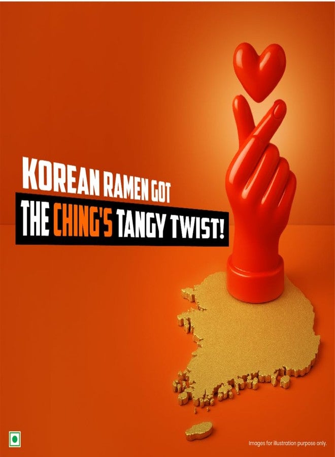 Ching's Ching’s Kimchi Korean Ramen | Tangy & Spicy Soupy Noodles | 112g makes 500g Soupy Ramen meal - Image 4