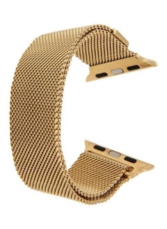 Milanese Loop Magnetic Stainless Steel Watchband For Apple Watch 38mm Golden