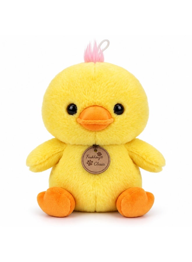 Soft Plush Stuffed Duck Teddy Bear – Yellow & Orange Plush Doll for Kids & Adults – Special Gift - Image 1