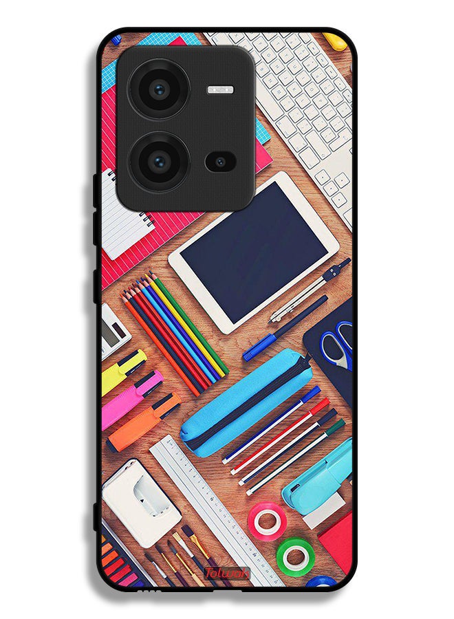 Tolwak Vivo V25 5G Protective Case Cover Girl Hobby Desk - Image 2