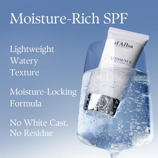 d'Alba Waterfull Essence Lightweight Sunscreen SPF50+ PA++++ UVA & UVB Protection, 24 hours moisturizing, Anti-aging effect 50ml - view 5