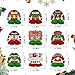 CUUSNNY 9 Pcs Ugly Sweater Party Decorations Honeycomb CenterpieceChristmas Office Party Table Decorations for Ugly Sweater Contest Supplies - Image 4