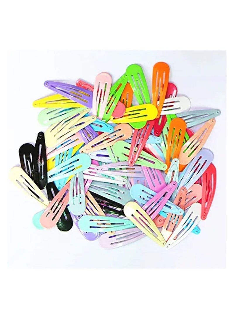 MARGOUN 20Pcs Snap Hair Clip Metal Non Slip Multicolor Hair Barrette Girls Women Hair Accessories - Image 4
