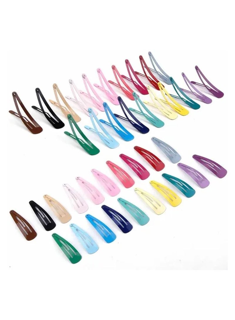 MARGOUN 20Pcs Snap Hair Clip Metal Non Slip Multicolor Hair Barrette Girls Women Hair Accessories - Image 5