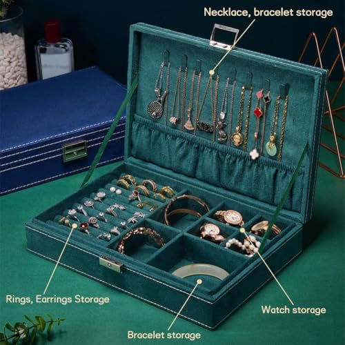 Clefairy Travel Jewelry Box, Stackable Jewelry Box, Single Layer Jewelry Storage Organizer, Small jewellery box for women, Travel jewellery Case - Image 2