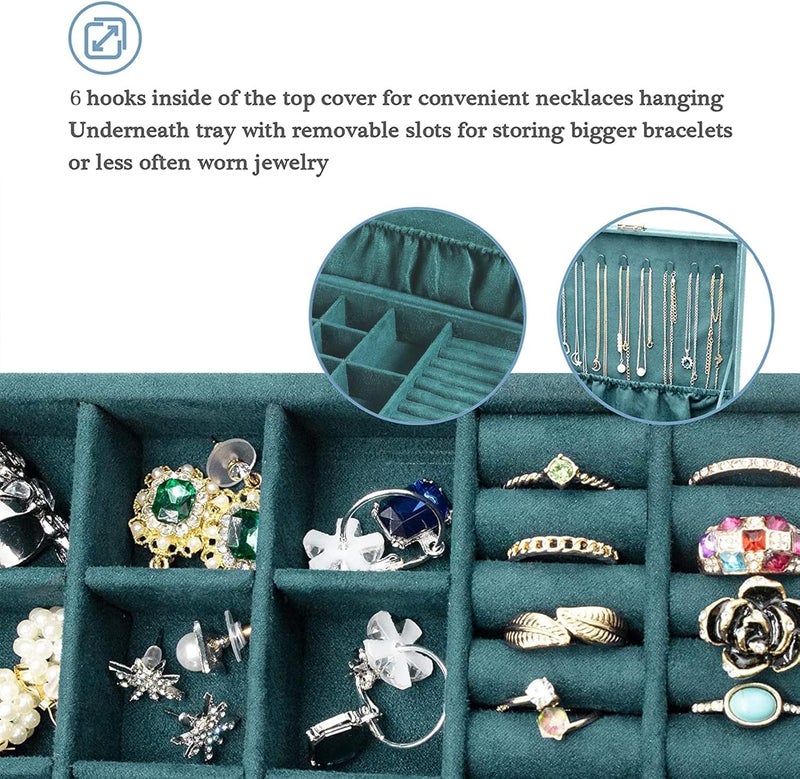 Clefairy Travel Jewelry Box, Stackable Jewelry Box, Single Layer Jewelry Storage Organizer, Small jewellery box for women, Travel jewellery Case - Image 4