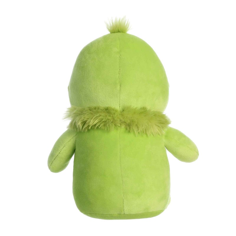 AuroraÂ® Whimsical Dr. Seussâ„¢ Squishy Grinch Stuffed Animal - Officially Licensed Plush for Imaginative Play - Perfect for Kids and Adults - Green 9.5 Inches - Image 4