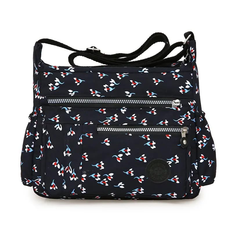 ketmart Crossbody Bags Waterproof for Women Handbags Shoulder Bag with Adjustable Strap Women's Crossbody Purses polyester Fabric (Color_Black) - Image 2