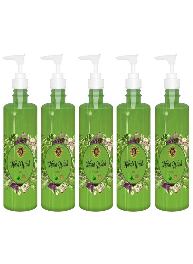 Pal's World Natural Hand Wash Mint Organic Skin Care 99.9% Germ Protection Pack of 5 - Image 2