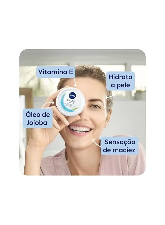 NIVEA Moisturising Cream, Soft Refreshing, Jar 300ml