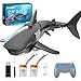 Coodoo 24G Remote Control Shark Toy 118 Scale High Simulation Shark for Swimming Pool Bathroom Great Gift RC Boat Toys for 6 Year Old Boys and Girls with 2 Batteries - Image 4